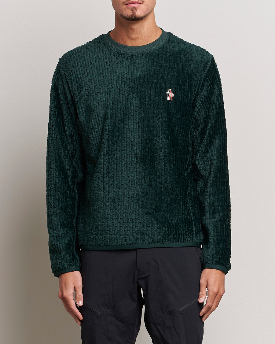 Uomini | Maglieria | Moncler Grenoble | Fluffy Sweatshirt Green