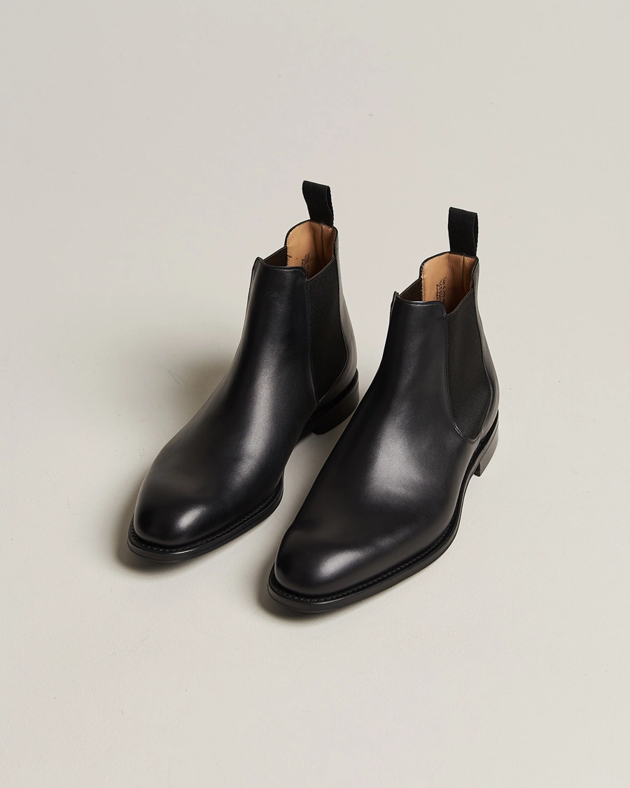 Uomini | Best of British | Church\'s | Amberley Chelsea Boots Black Calf