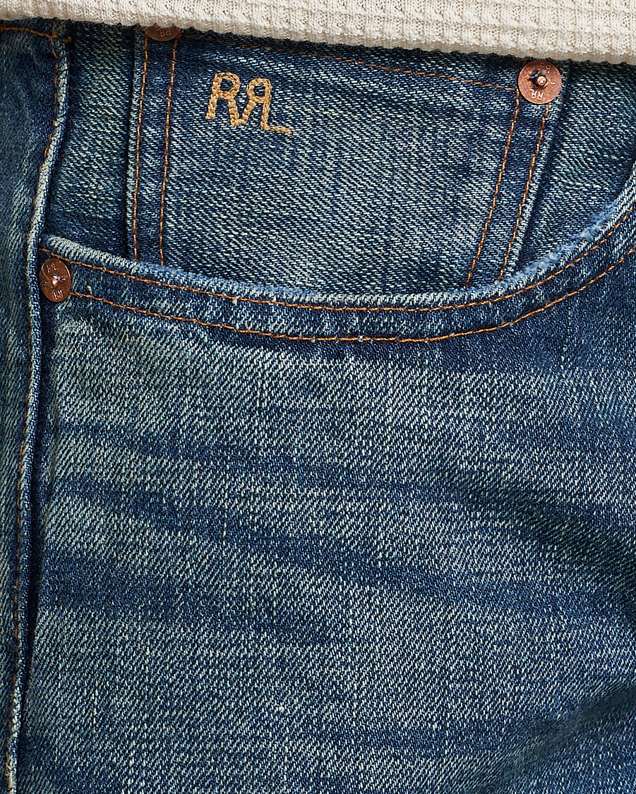 Uomini | Jeans | RRL | Straight Fit 5-Pocket Denim Once Washed