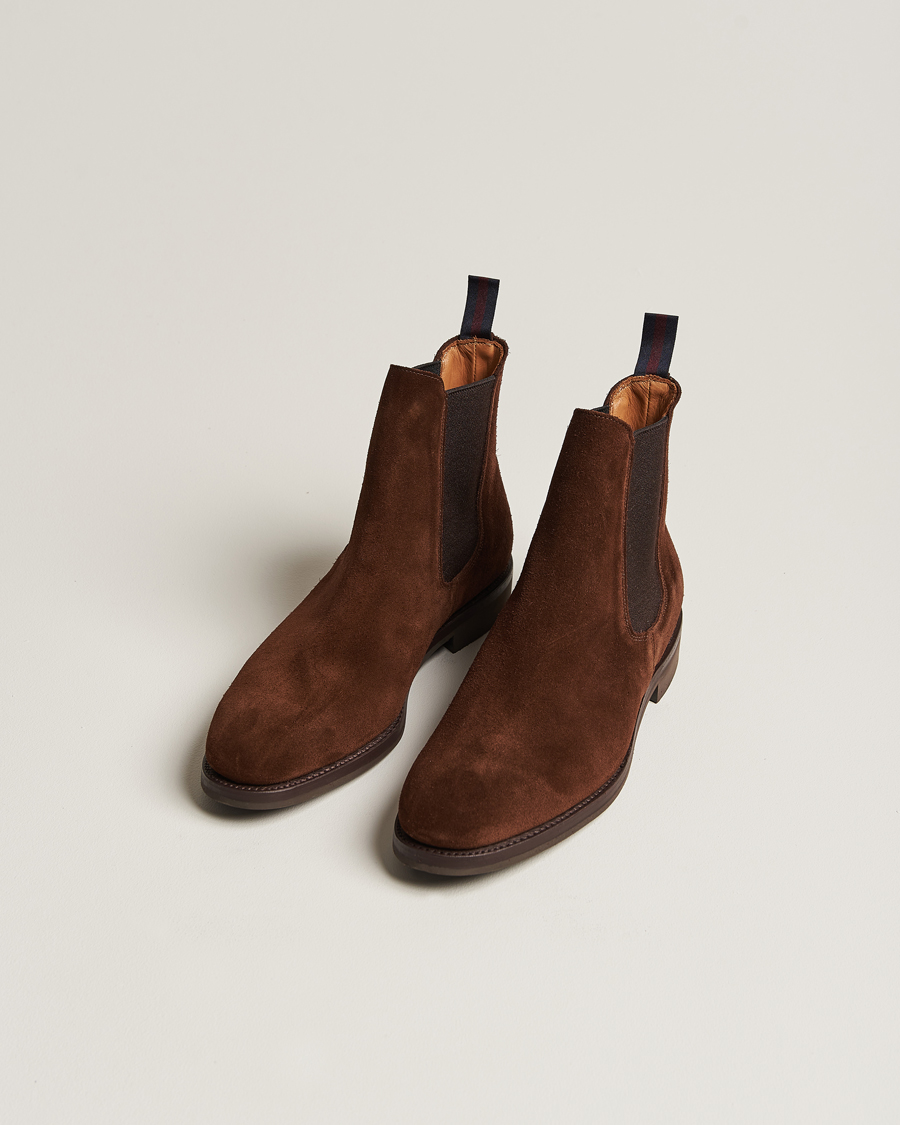 Uomini | Scarpe invernali | Sanders | Liam Chelsea Boot Polo Snuff Suede