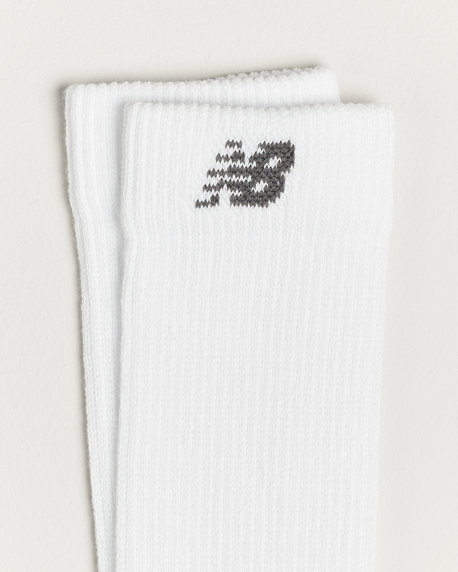 Uomini | Biancheria intima | New Balance Running | 2-Pack Coolmax Crew Socks White