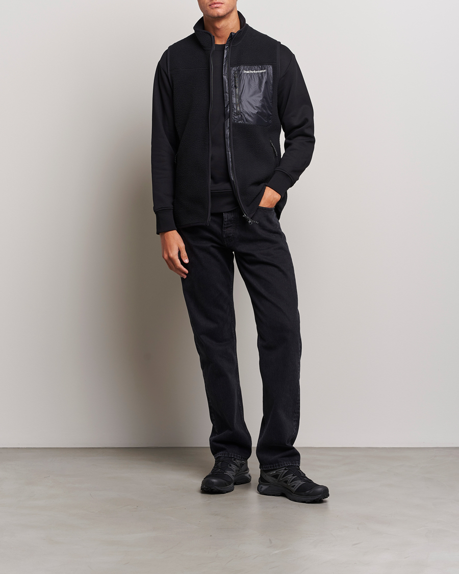 Uomini | Peak Performance Pile Vest Black | Peak Performance | Pile Vest Black