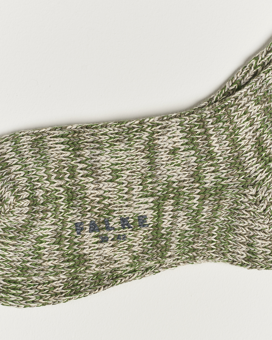 Uomini | Biancheria intima | Falke | Brooklyn Cotton Sock Thyme Green