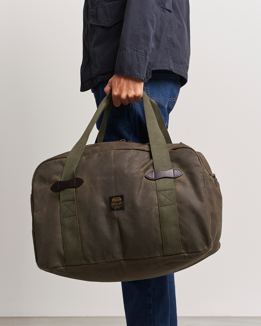 Uomini | Outdoor | Filson | Tin Cloth Medium Duffle Otter Green