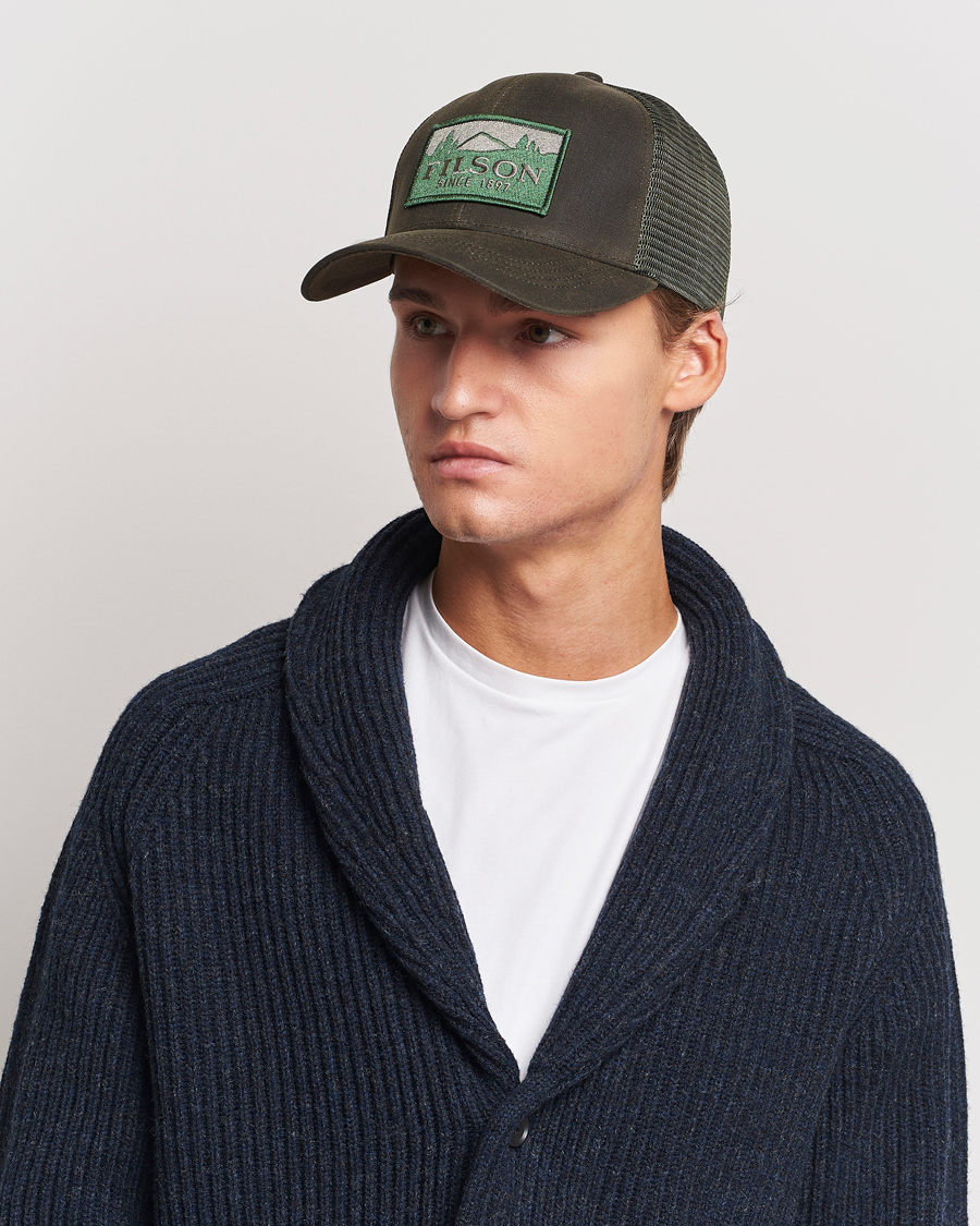 Uomini | Outdoor | Filson | Logger Mesh Cap Otter Green