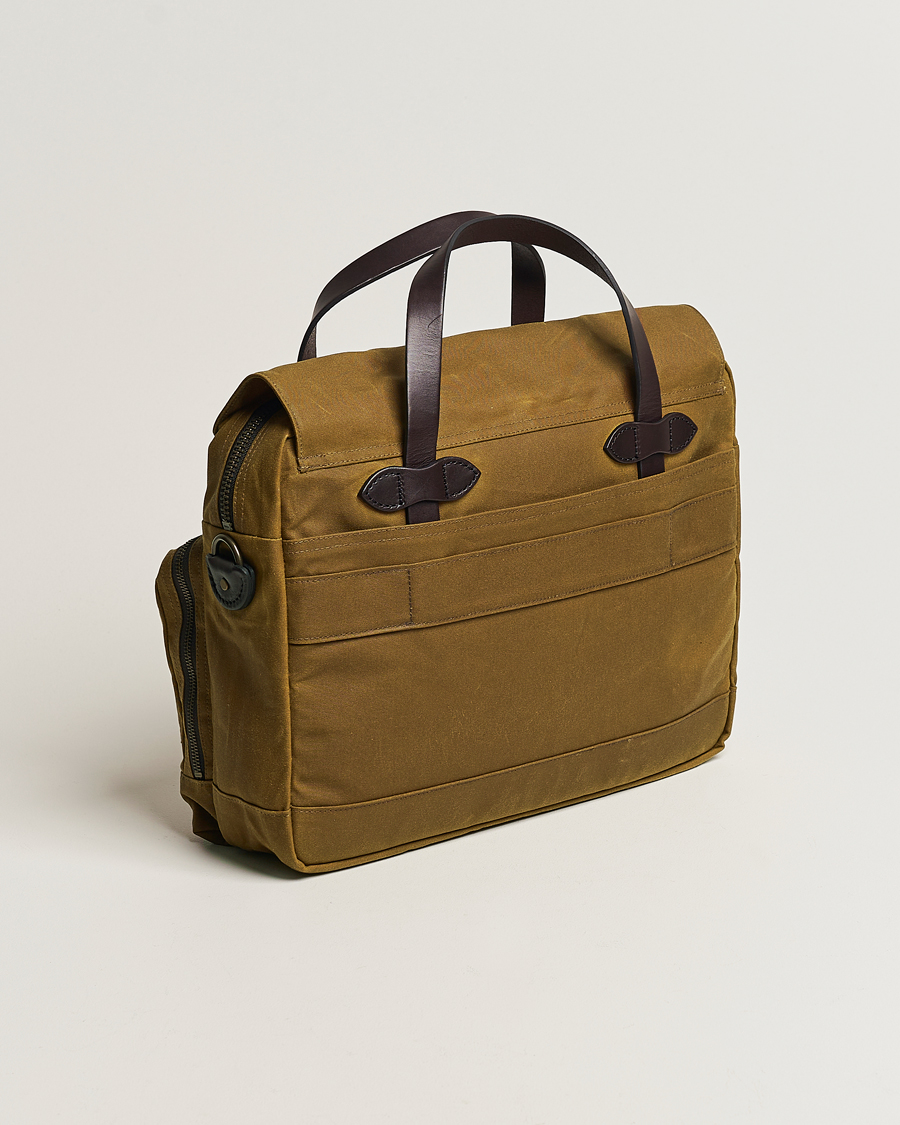 Uomini | Borse | Filson | 24-Hour Tin Briefcase Dark Tan