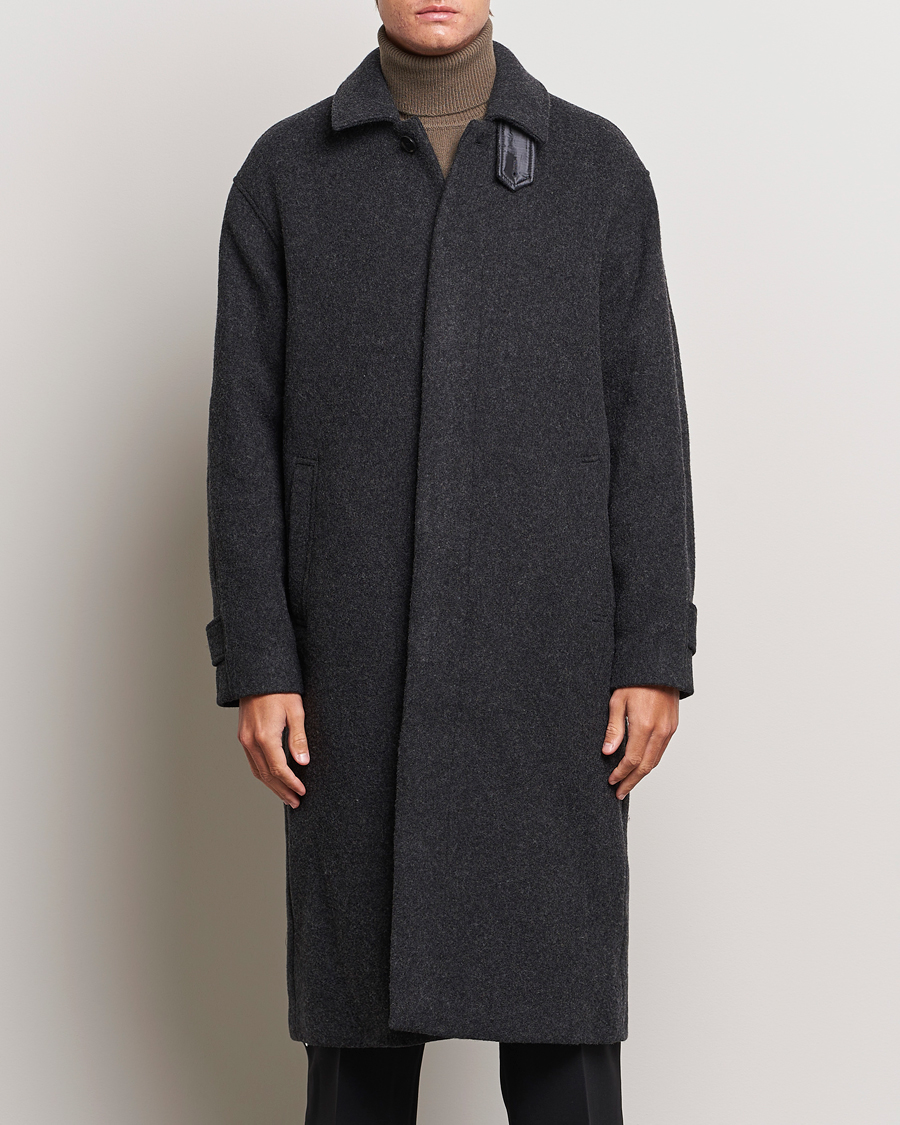 Uomini | Giacche | Samsøe Samsøe | Samsøe & Samsøe Jacob Coat Black Melange
