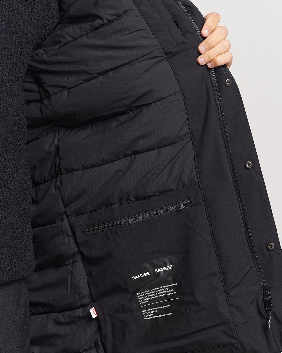 Uomini | Giacche | Samsøe Samsøe | Samsøe & Samsøe Jon Parka Black