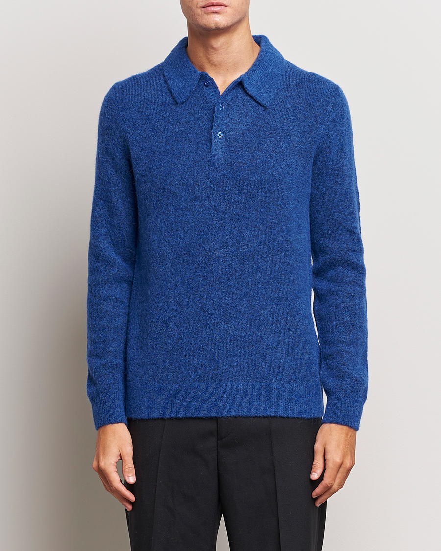 Uomini | Maglieria | J.Lindeberg | Hayden Hairy Polo Knit Surf The Web