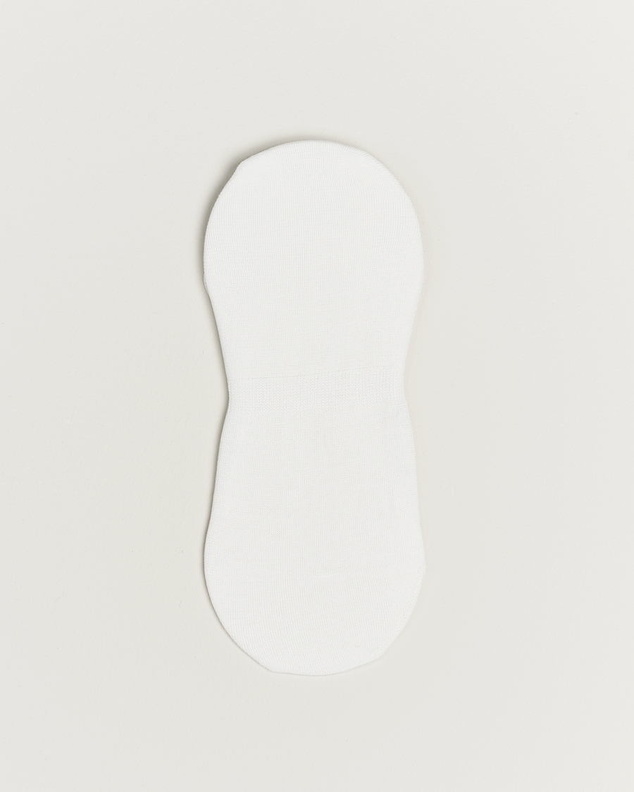 Uomini | Italian Department | Bresciani | Step in Ghost Socks White