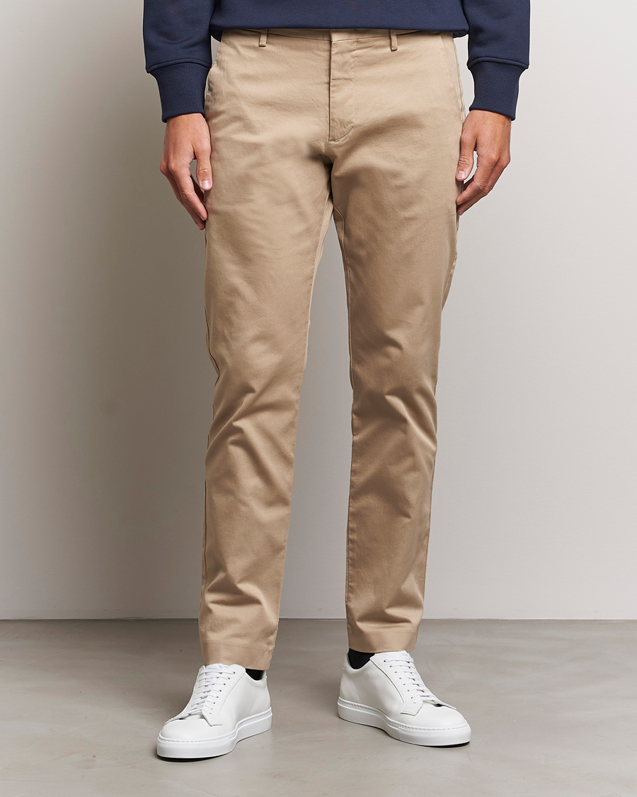 Uomini | Chinos | NN07 | Theo Regular Fit Stretch Chinos Khaki