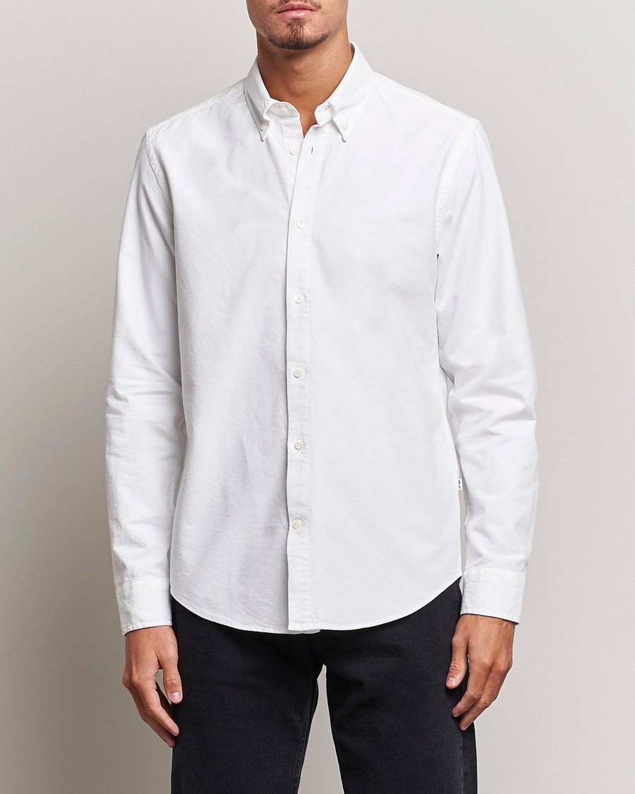 Uomini |  | NN07 | Arne Button Down Oxford Shirt White