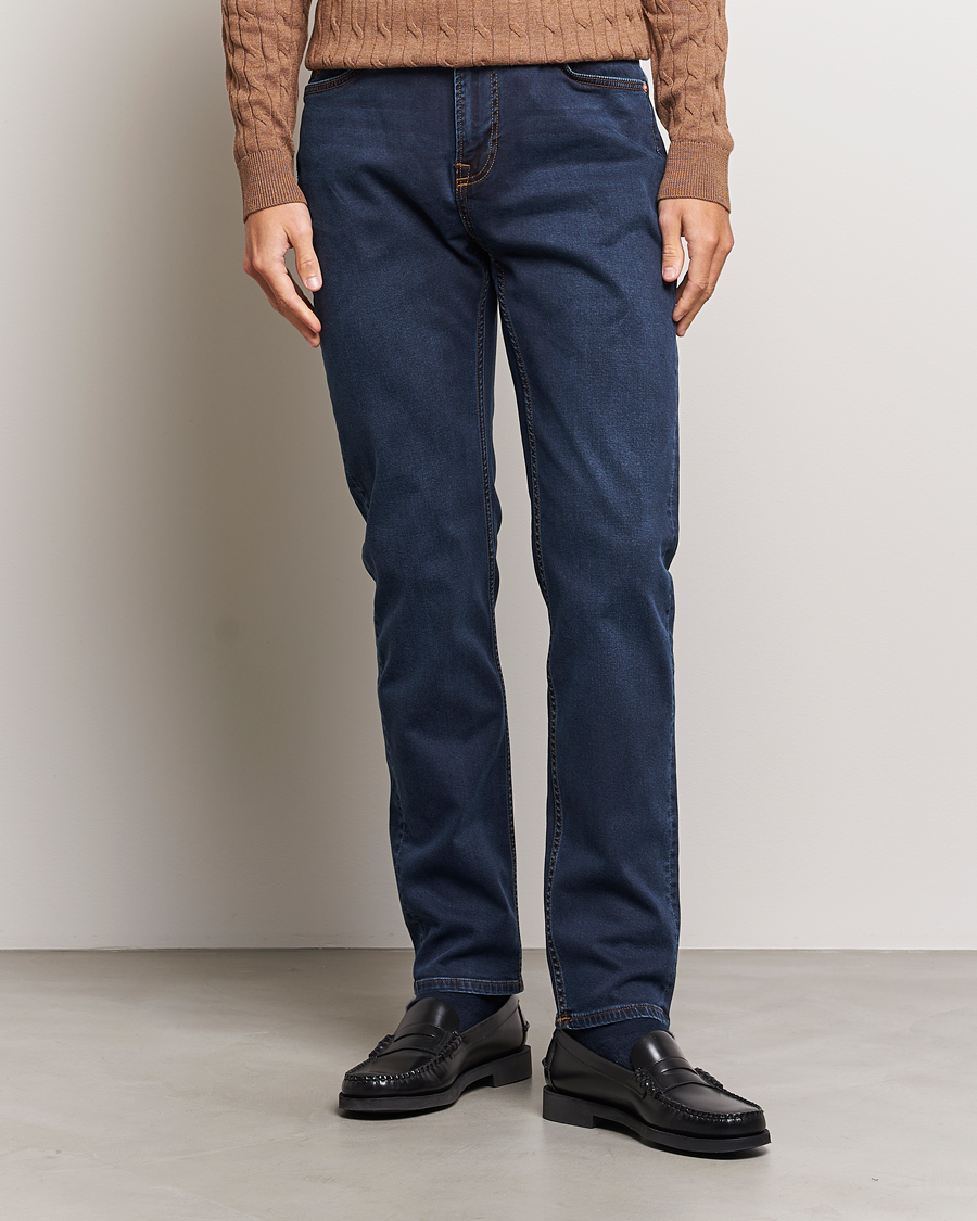 Uomini | Slim fit | Morris | James Satin Jeans One Year Wash