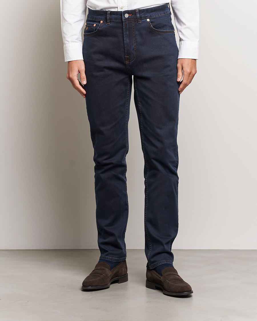 Uomini |  | Morris | James Satin Jeans Rinse Wash