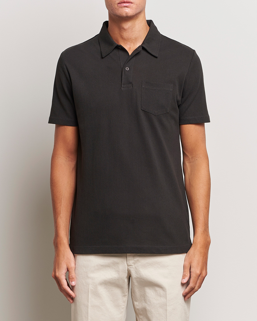 Uomini |  | Sunspel | Riviera Polo Shirt Coffe