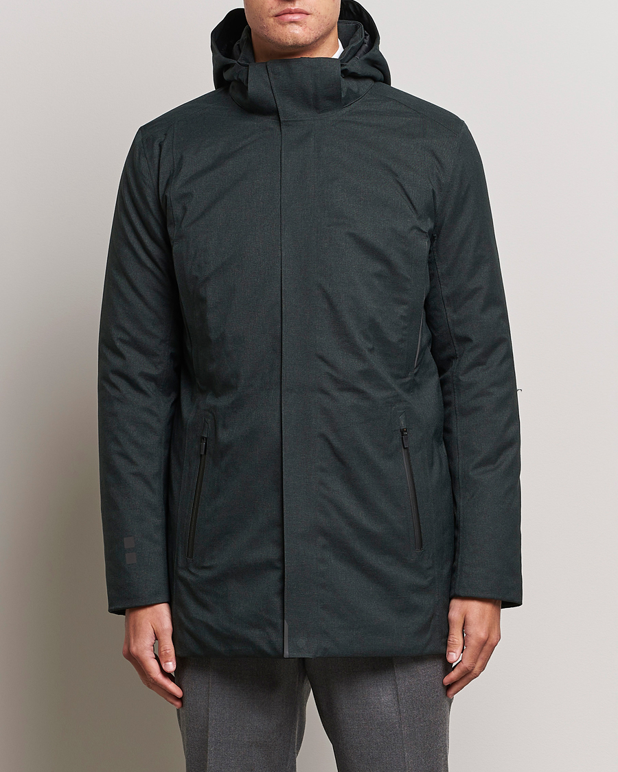 Uomini | Giacche formali | UBR | Regulator Parka Dark Olive Melange