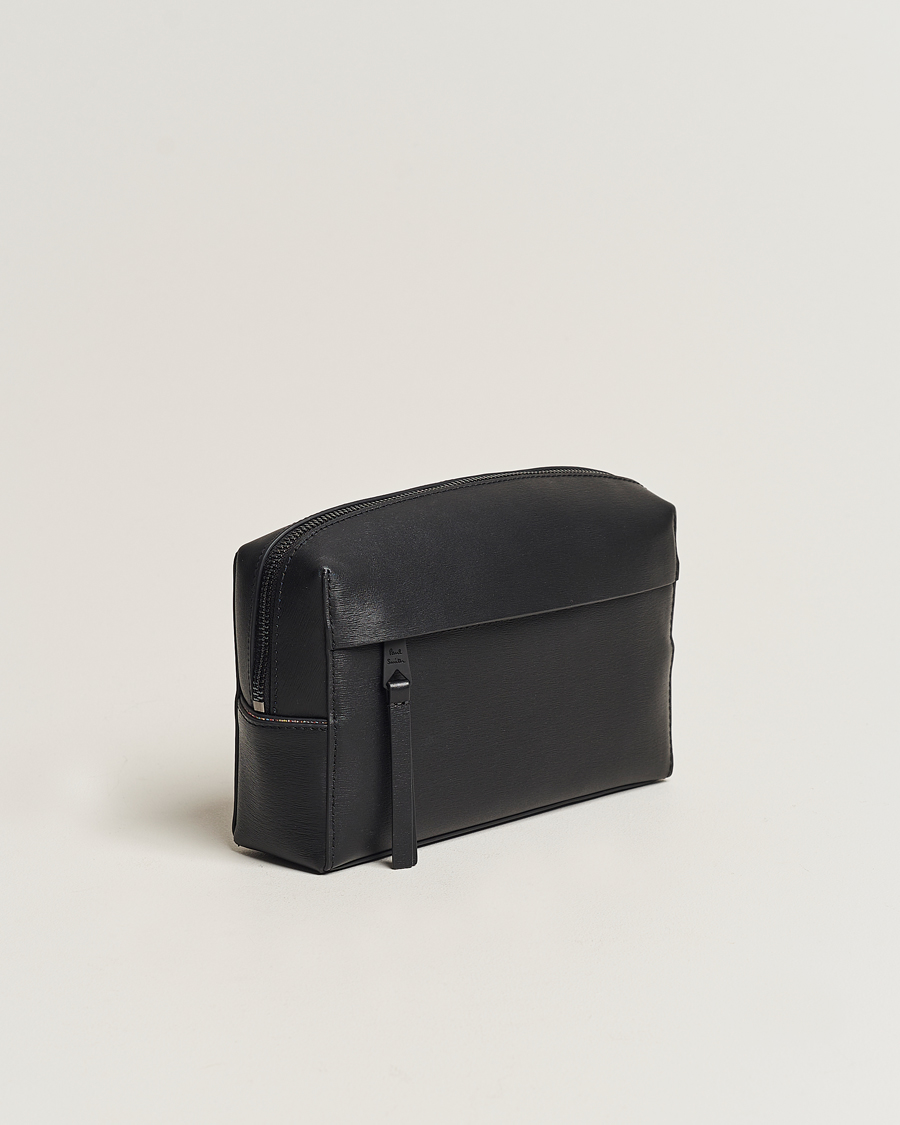 Uomini | Borse per il bucato | Paul Smith | Leather Washbag Black