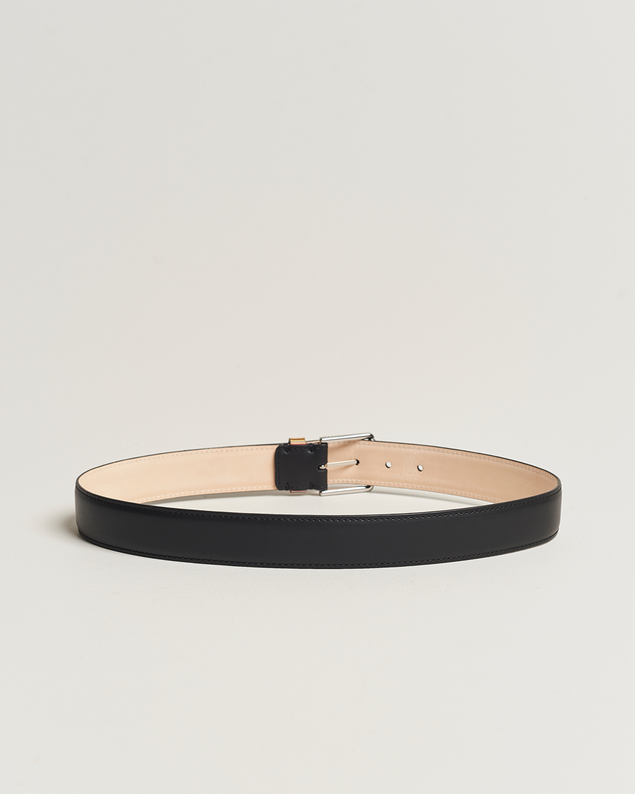 Uomini |  | Paul Smith | Leather Stripe Belt Black