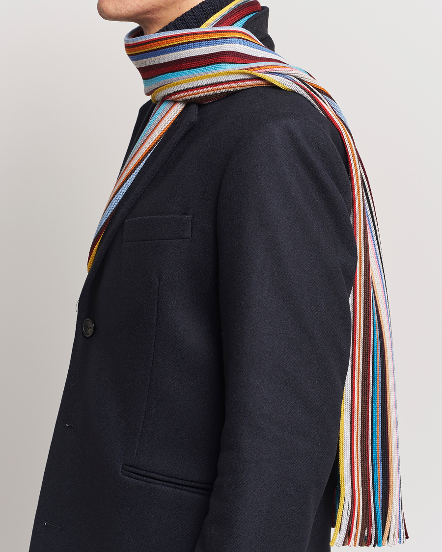 Uomini |  | Paul Smith | Merino Wool Signature Scarf Multi