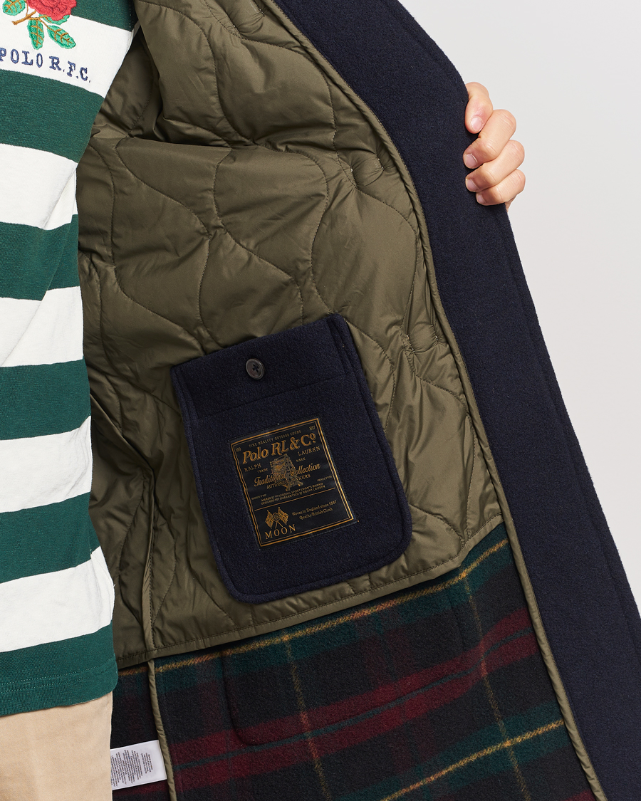 Uomini | Giacche | Polo Ralph Lauren | Wool Doublefaced Duffle Coat Navy
