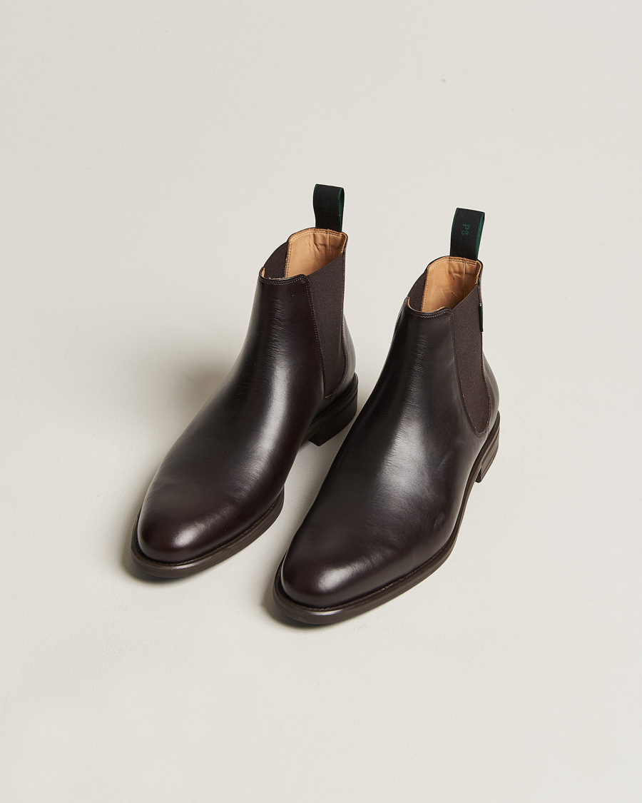 Uomini | Stivali chelsea | PS Paul Smith | Cedric Leather Chelsea Boot Dark Brown