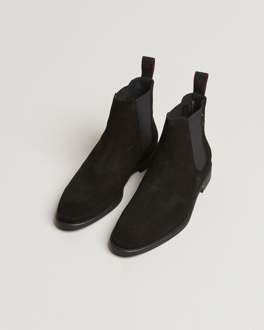 Uomini |  | PS Paul Smith | Cedric Suede Chelsea Boot Black