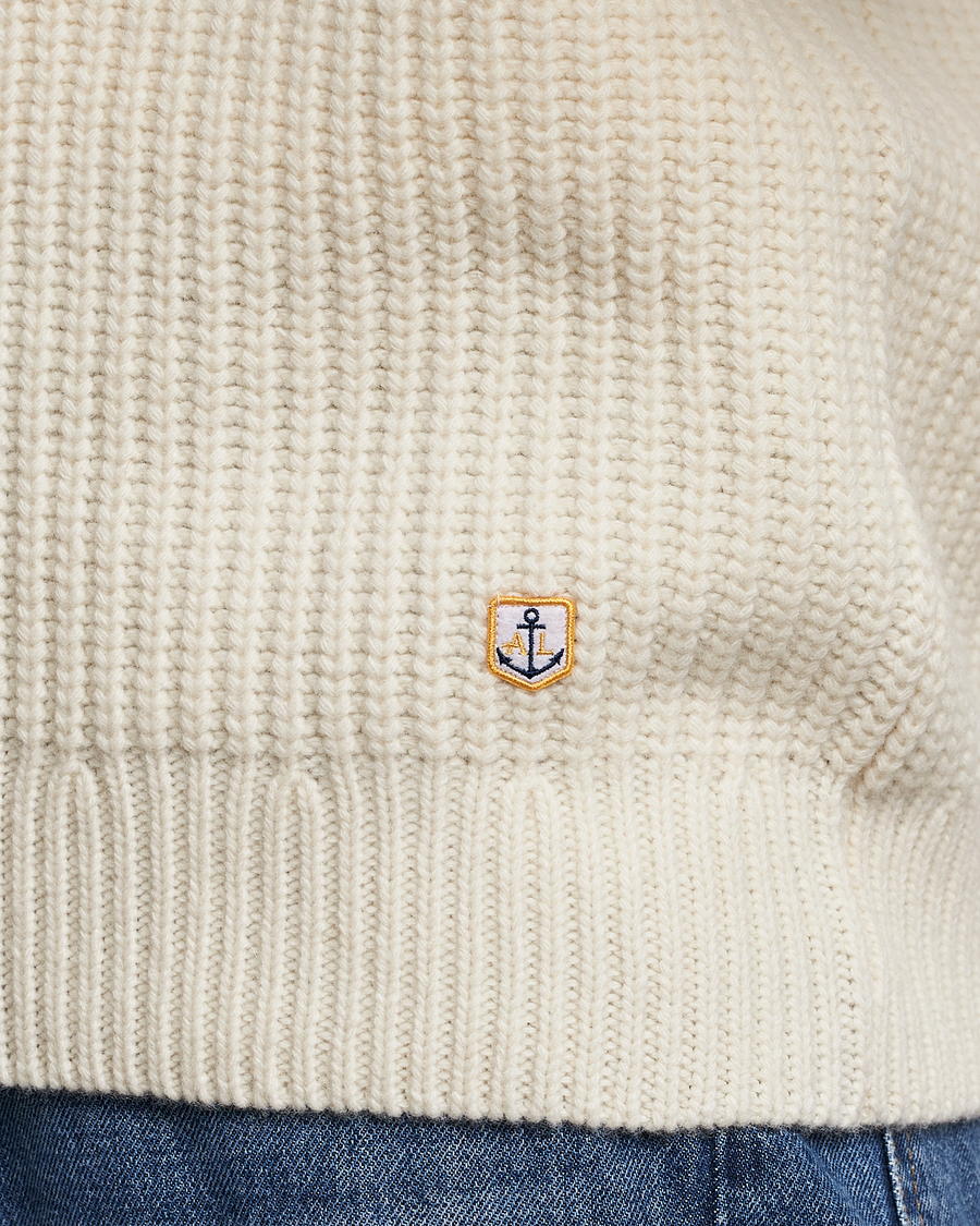 Uomini | Maglieria | Armor-lux | Pull Camionneur Wool Half Zip Nature