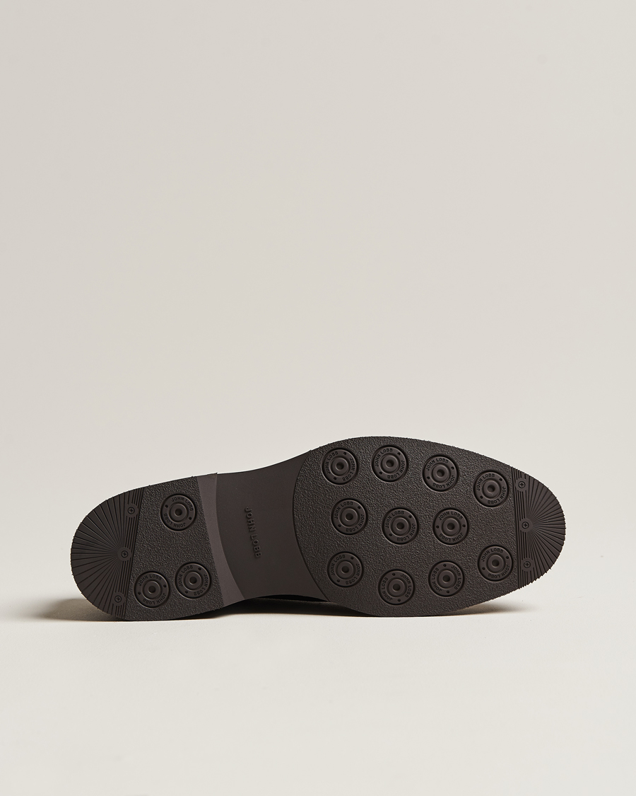 Uomini | John Lobb Rydal Split Toe Derby Shoes Black | John Lobb | Rydal Split Toe Derby Shoes Black