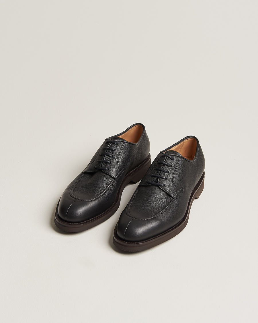 Uomini | John Lobb Rydal Split Toe Derby Shoes Black | John Lobb | Rydal Split Toe Derby Shoes Black