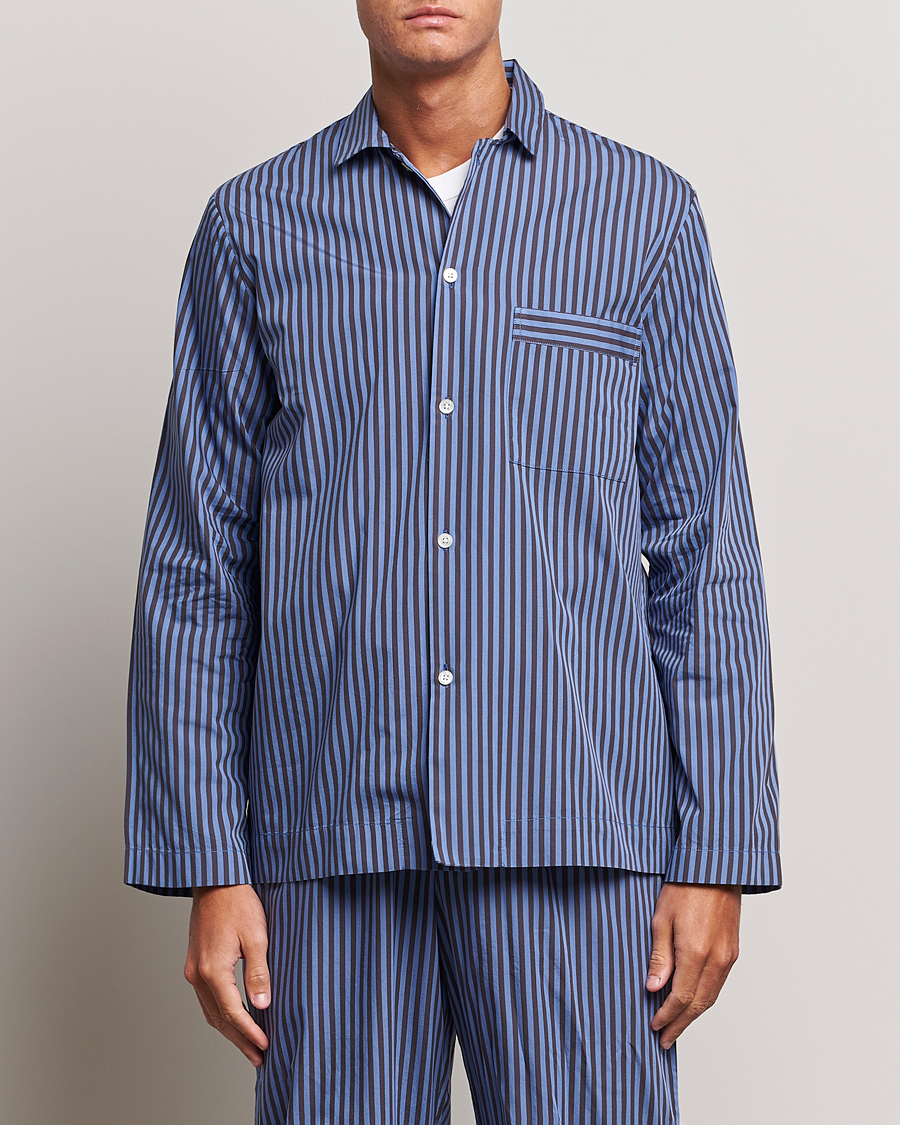 Uomini | Abbigliamento | Tekla | Poplin Pyjama Shirt Verneuil Stripes 