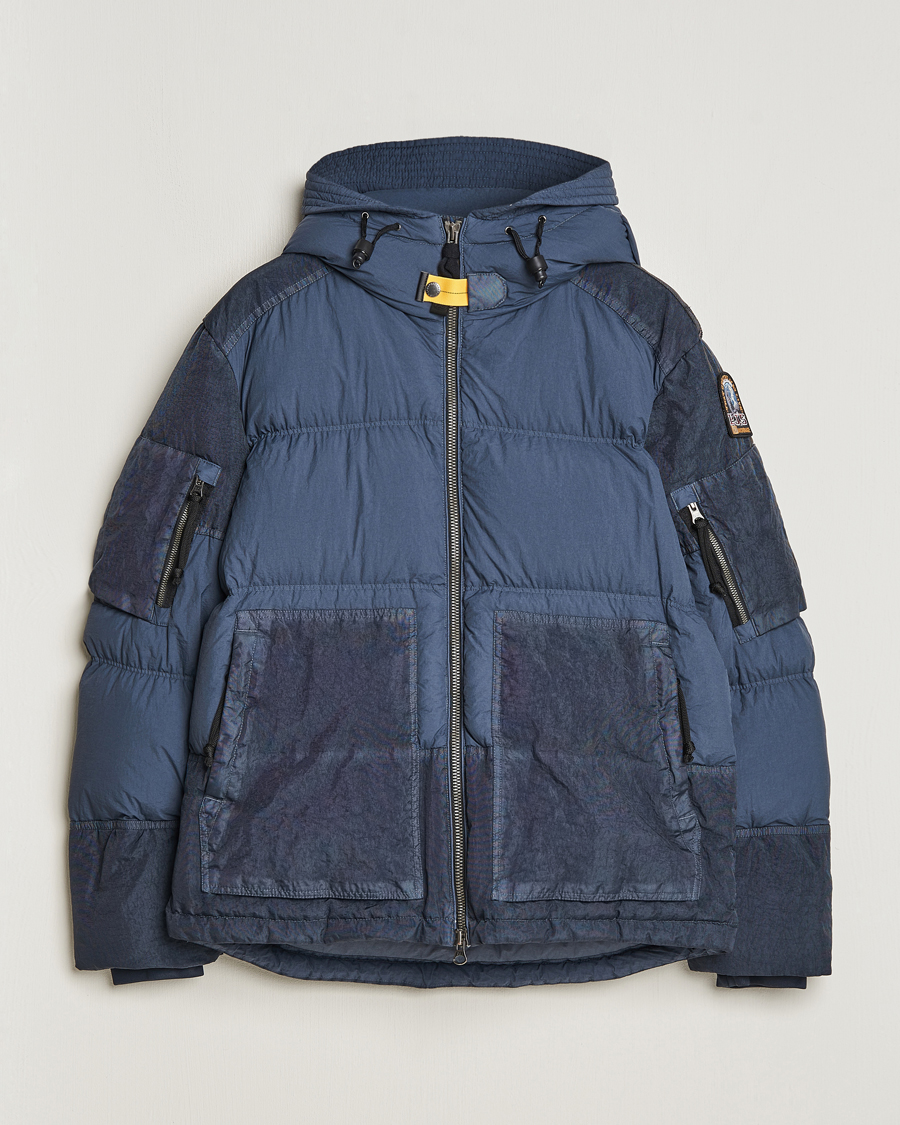 Uomini | Giacche | Parajumpers | Tomcat Garment Dyed Rescue Puffer Dark Avio