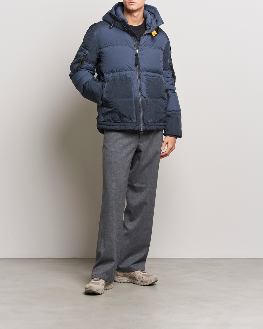 Uomini | Giacche | Parajumpers | Tomcat Garment Dyed Rescue Puffer Dark Avio