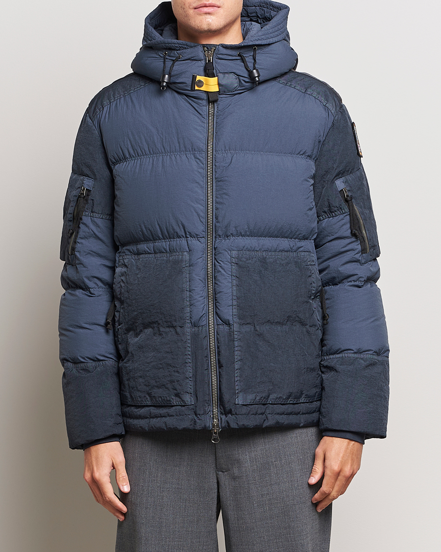 Uomini | Giacche | Parajumpers | Tomcat Garment Dyed Rescue Puffer Dark Avio