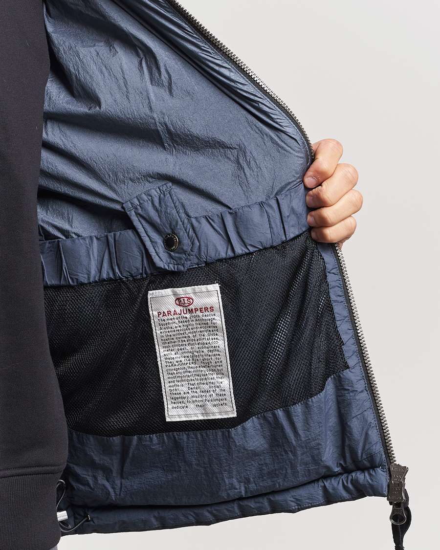 Uomini | Giacche | Parajumpers | Tomcat Garment Dyed Rescue Puffer Dark Avio