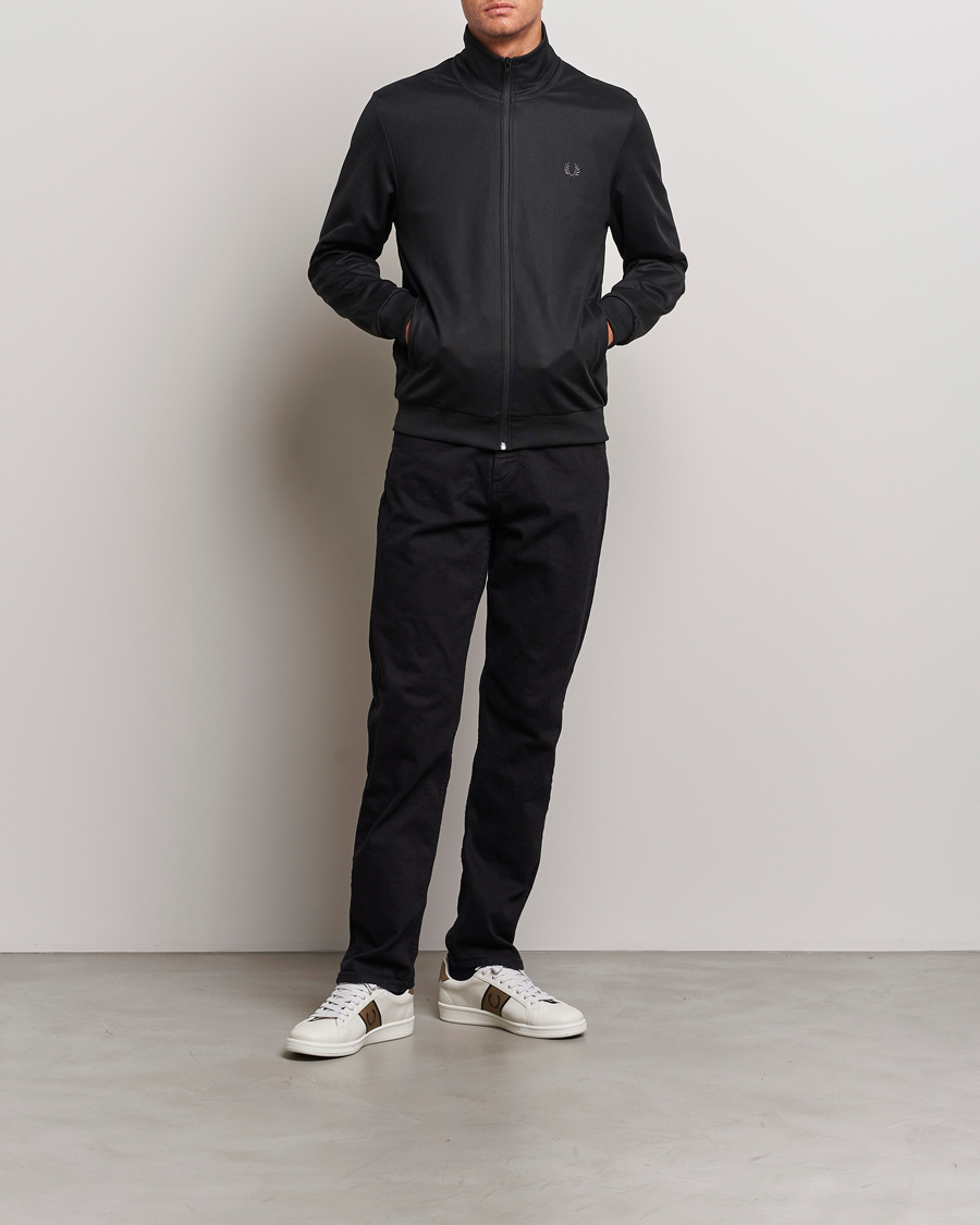 Uomini | Maglieria | Fred Perry | Track Jacket Black