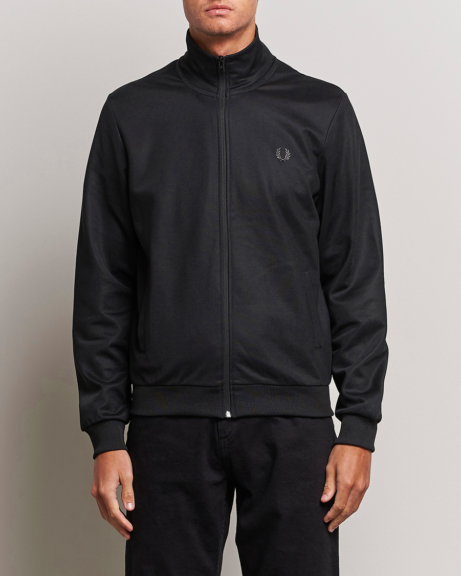 Uomini | Maglieria | Fred Perry | Track Jacket Black
