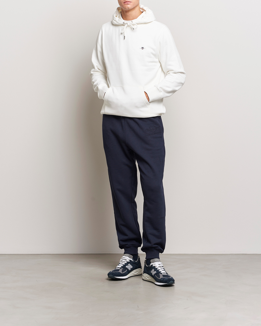 Uomini | Pantaloni | GANT | Archive Shield Sweatpants Evening Blue