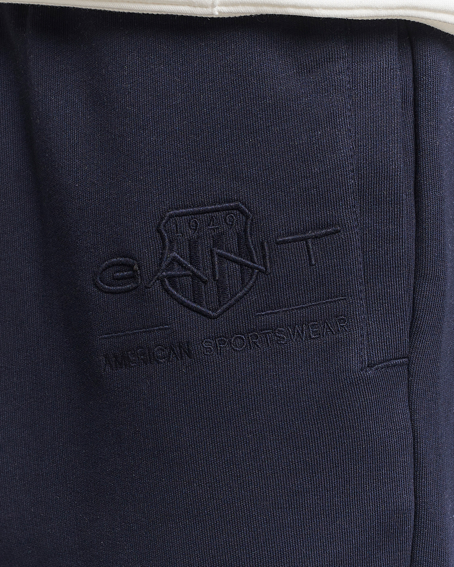 Uomini | Pantaloni | GANT | Archive Shield Sweatpants Evening Blue