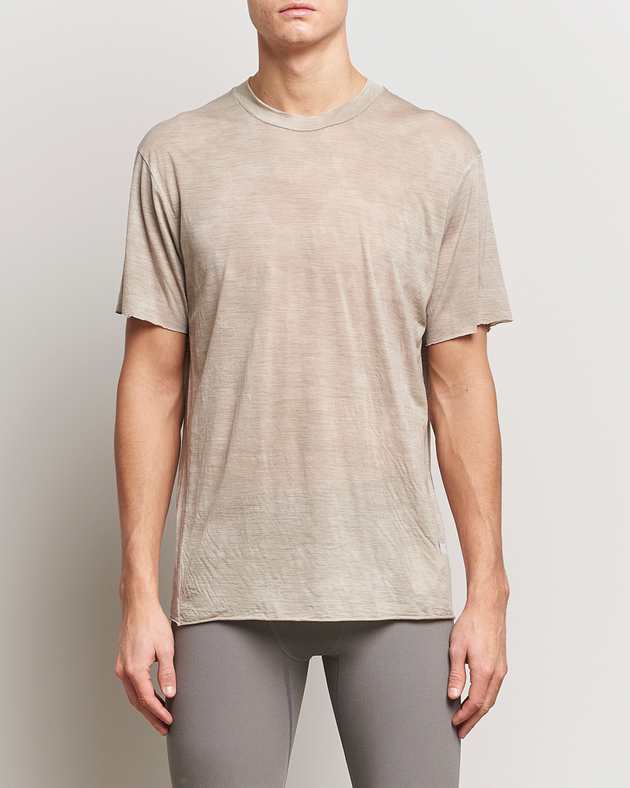 Uomini |  | Satisfy | CloudMerino T-Shirt Sun Bleached Greige