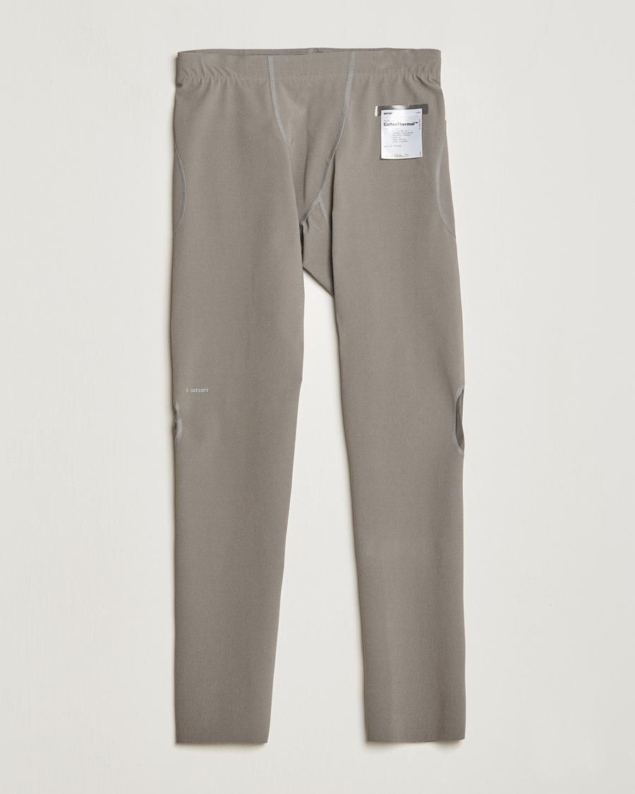 Uomini | Pantaloni | Satisfy | CoffeeThermal Tights Dark Natural