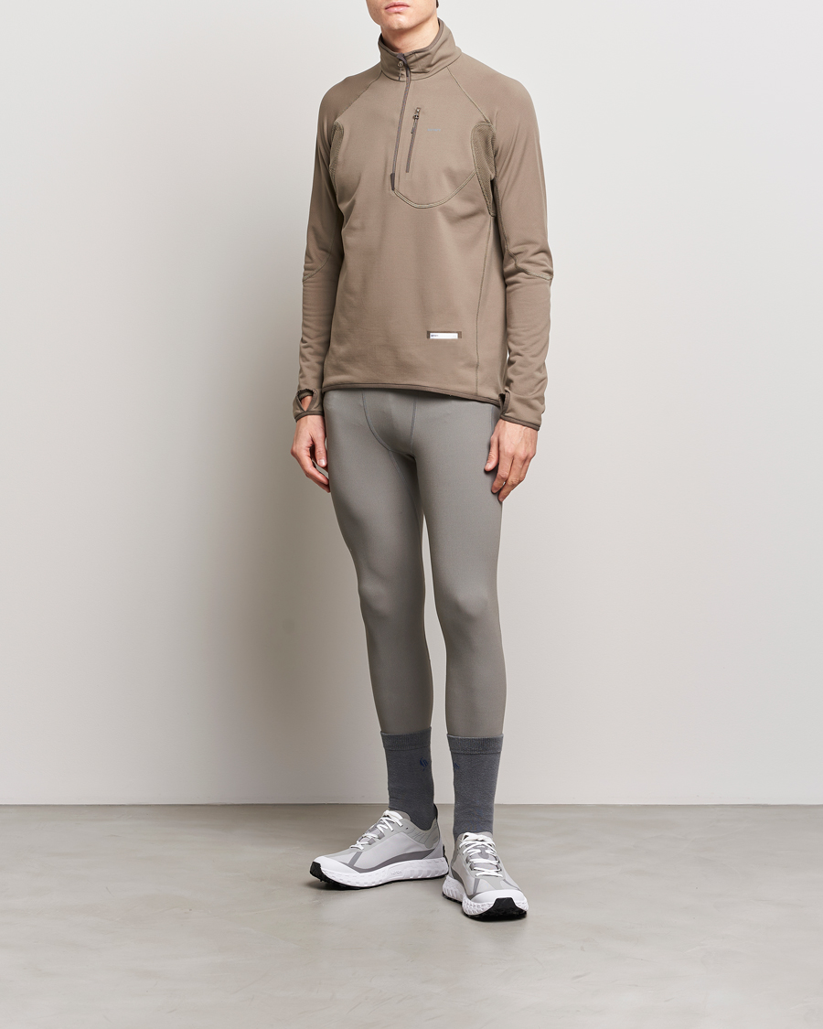 Uomini | Pantaloni | Satisfy | CoffeeThermal Tights Dark Natural