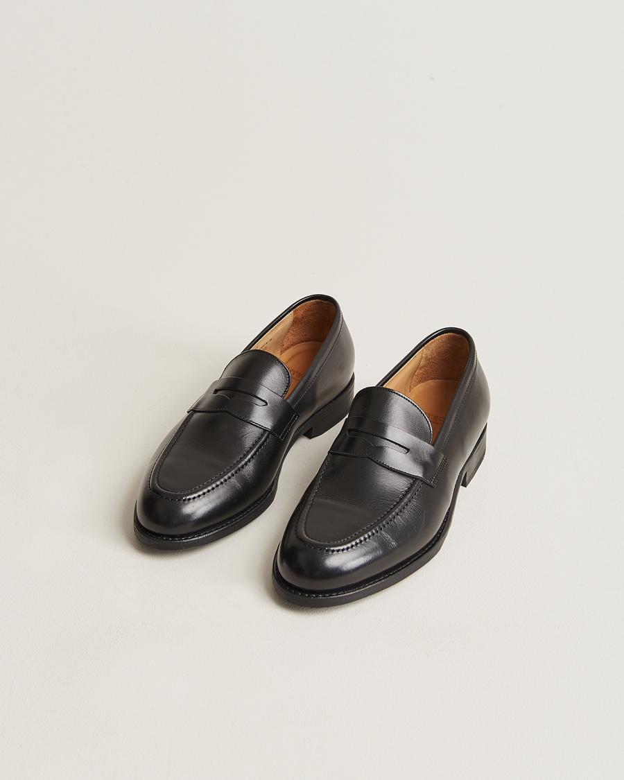 Uomini | Formal Wear | Myrqvist | Stenhammar Loafer Black Calf