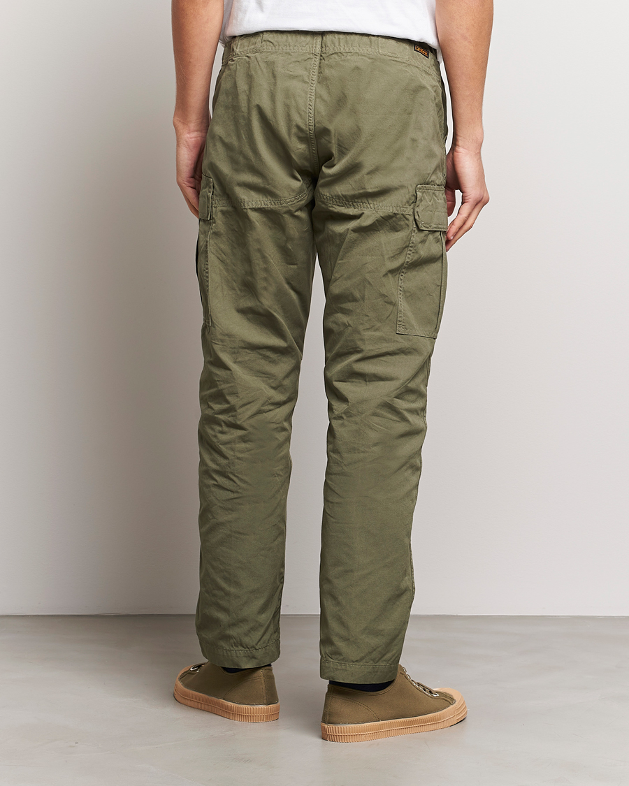 Uomini | Pantaloni | orSlow | Easy Cargo Pants Army Green