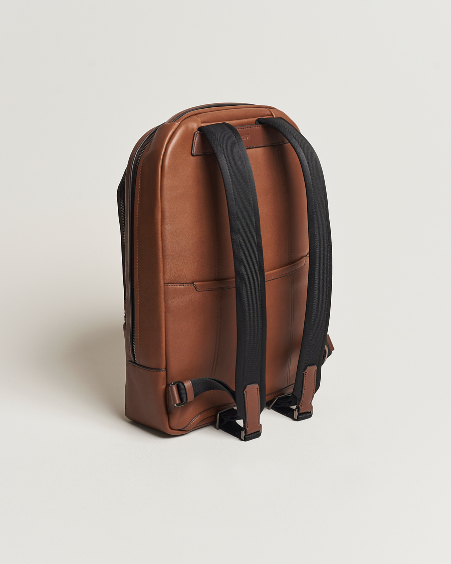 Uomini | Zaini | TUMI | Harrison Bradner Leather Backpack Cognac