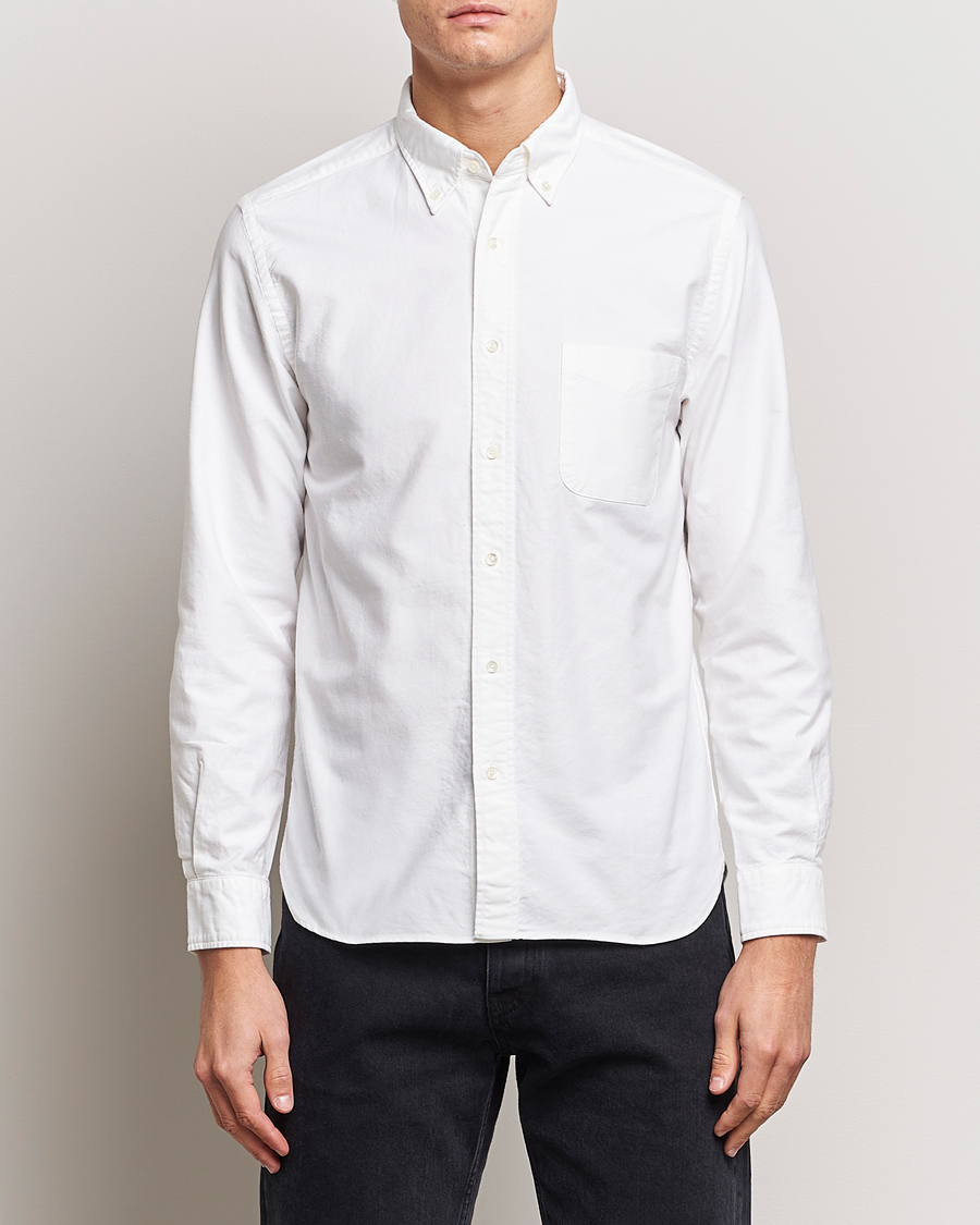 Uomini | Japanese Department | BEAMS PLUS | Oxford Button Down Shirt White