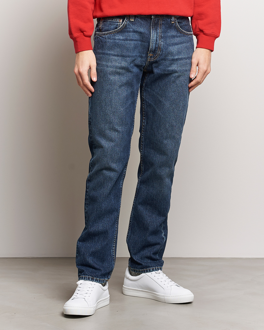 Uomini | Straight leg | Nudie Jeans | Gritty Jackson Jeans Blue Soil