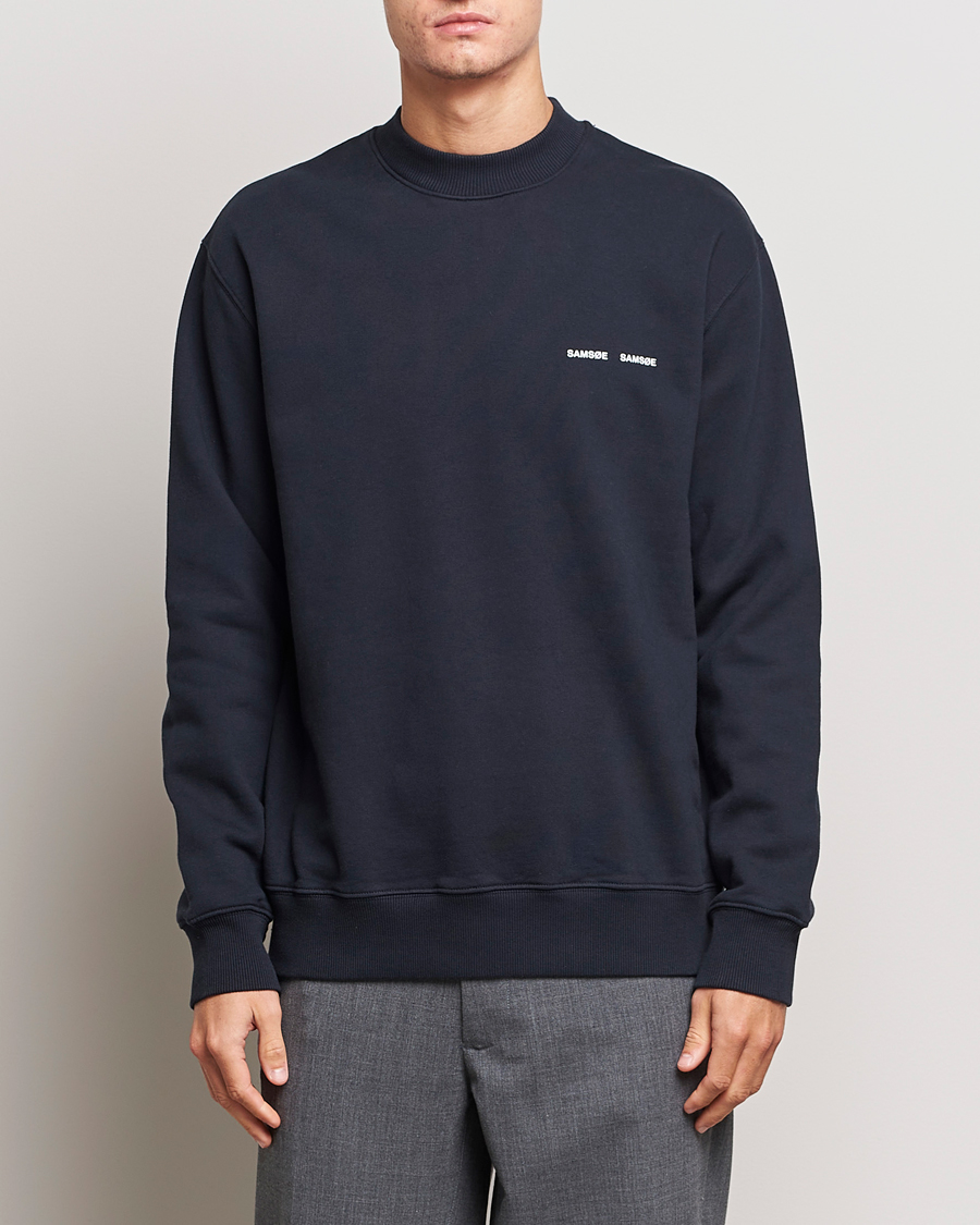 Uomini |  | Samsøe Samsøe | Norsbro Crew Neck Sweatshirt Sky Captian