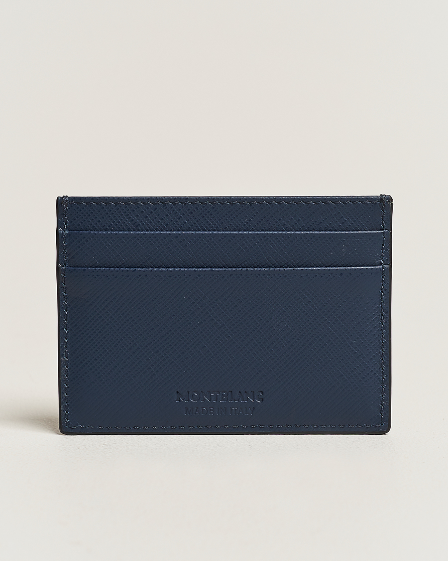 Uomini | Accessori | Montblanc | Sartorial Card Holder 5cc Ink Blue