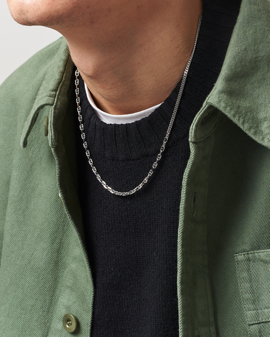 Uomini | Collane | Tom Wood | Rue Chain Necklace Silver