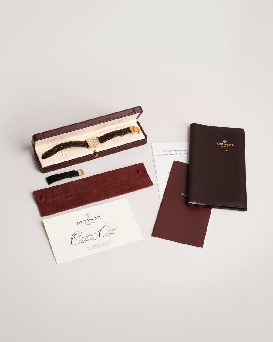 Uomini | Patek Philippe Pre-Owned Gondolo 18K 5014J-013 Gold White | Patek Philippe Pre-Owned | Gondolo 18K 5014J-013 Gold White